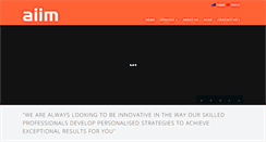 Desktop Screenshot of aiim.com.au